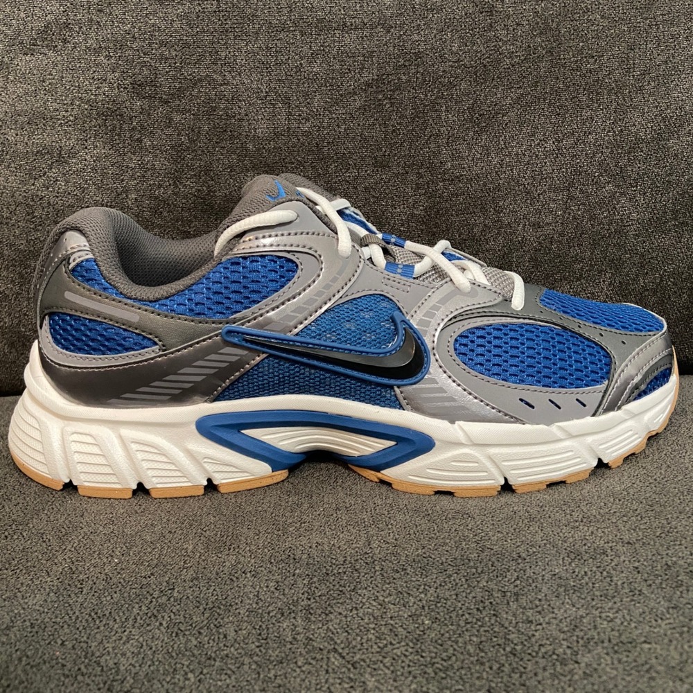 Nike V5 RNR Mens 9 Court Blue Grey Retro Mesh Runner Shoe Sneakers HJ5228-401